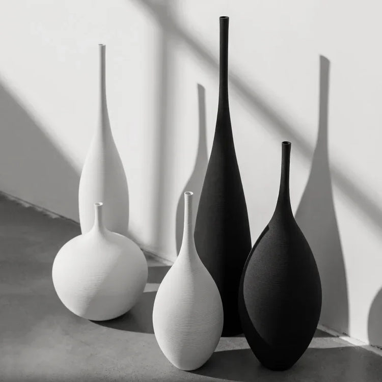 Minimalist Ceramic Art Vases